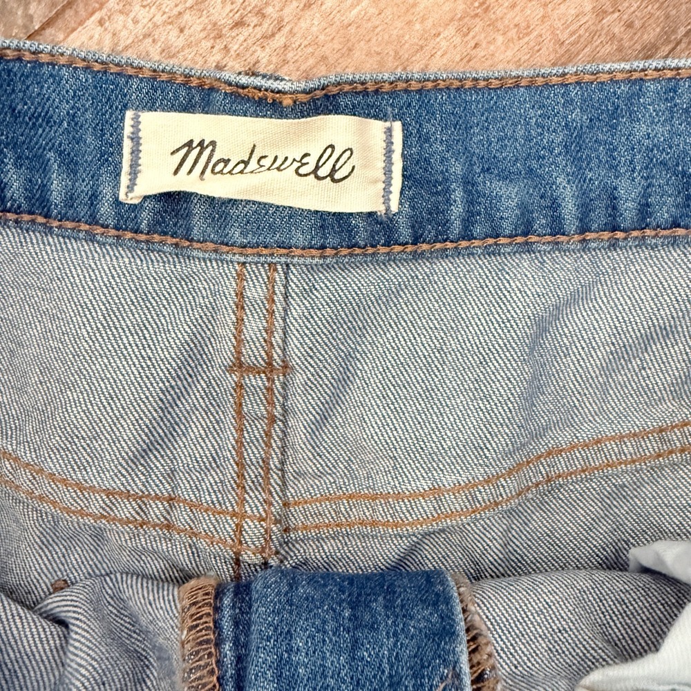 Madewell Women's Wide-Leg Crop Denim Jeans, Birdie Wash, 29 - Picture 3 of 12